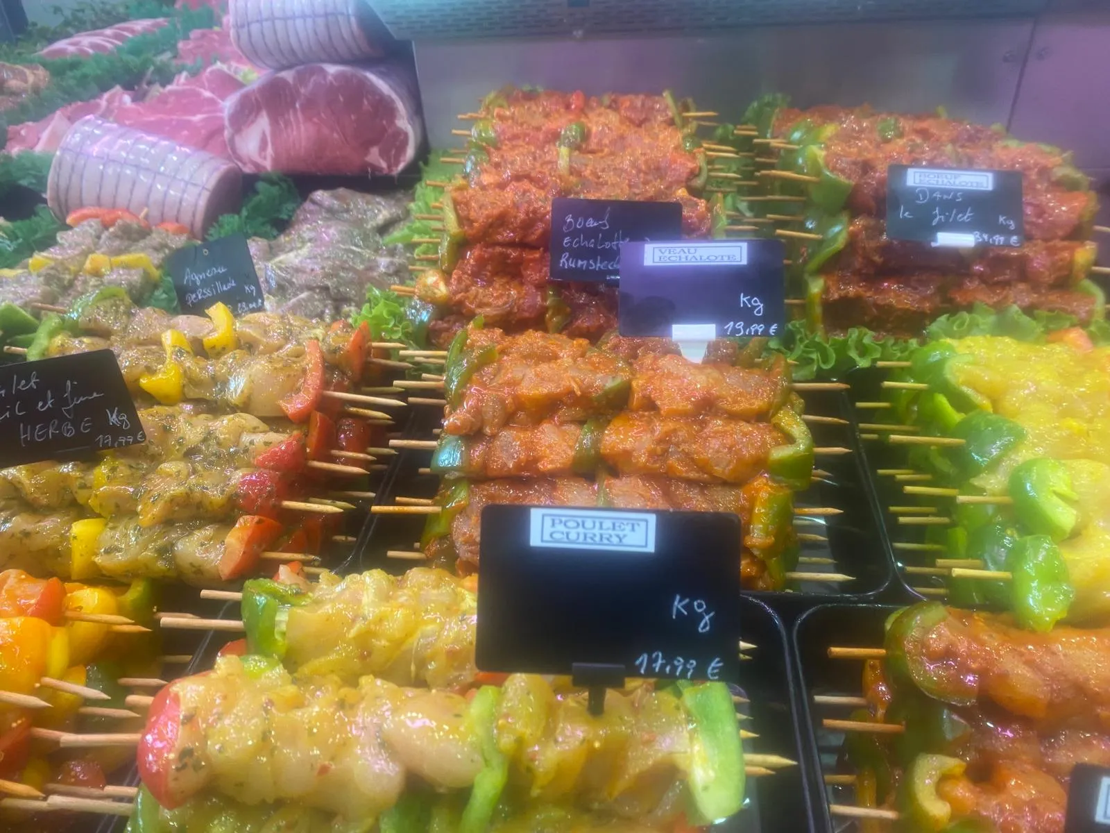 Vitrine Boucherie 34